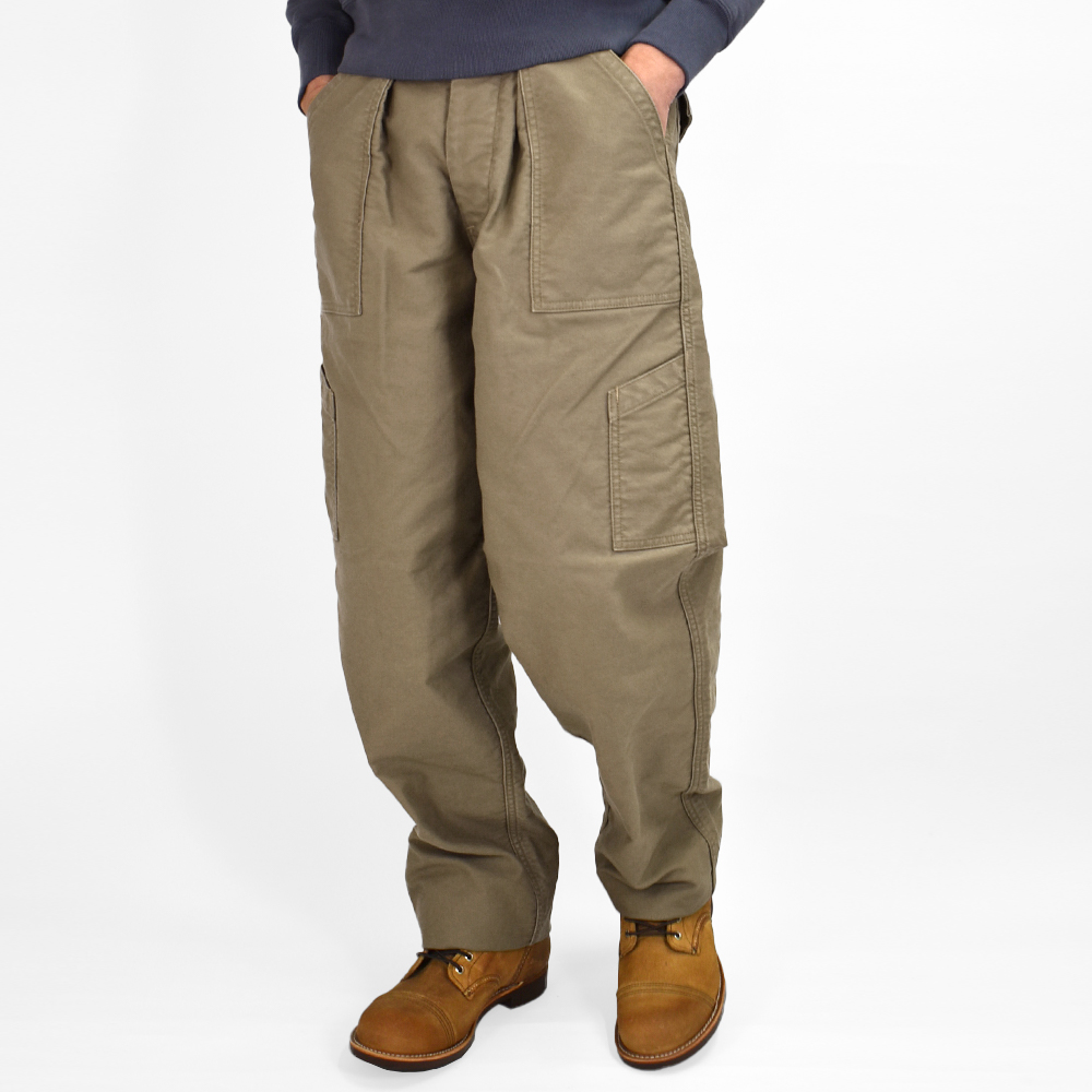 フリーホイーラーズ FREEWHEELERS パンツ USAF AIR CREW UTILITY TROUSERS 1950s CIVILIAN  MILITARY トラウザーズ コットンミリタリー ワイドシルエット 2432004