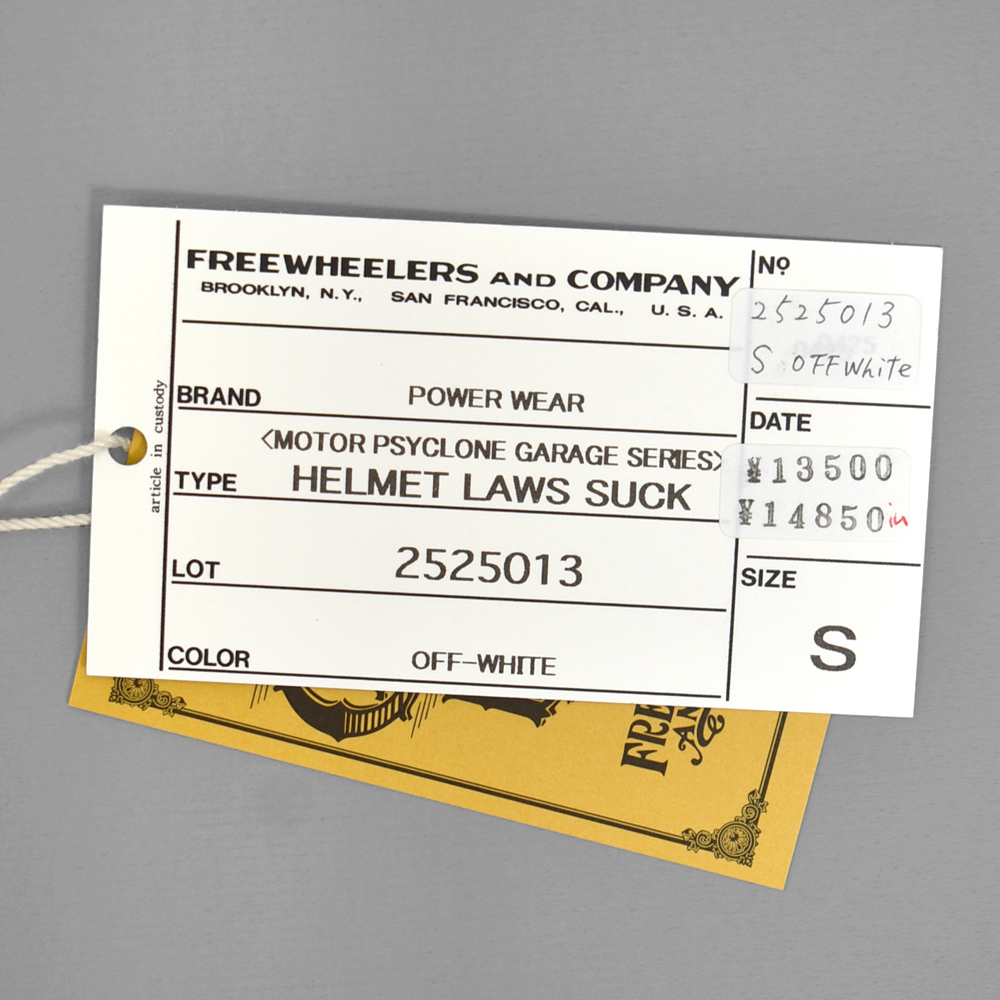 フリーホイーラーズ（FREEWHEELERS） FREEWHEELERS tシャツ HELMET