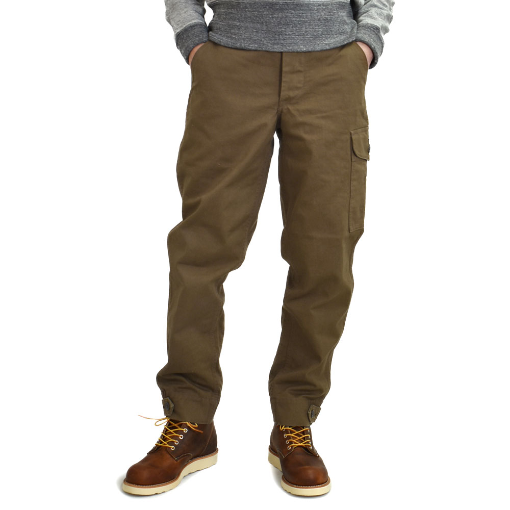フリーホイーラーズ FREEWHEELERS パンツ AVIATORS' TROUSERS RED BROWN DARK KHAKI BEIGE コットンミリタリーパンツ アビエイターズトラウザーズ 2532002