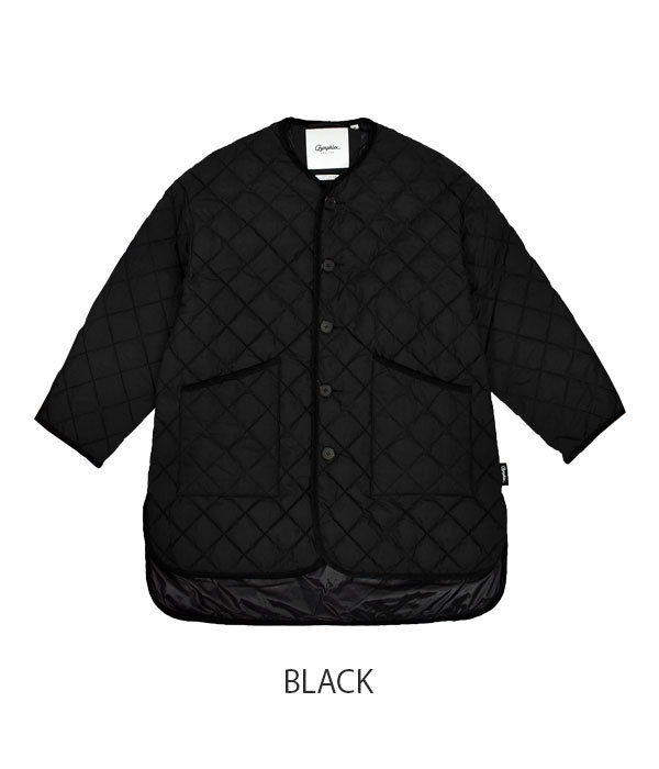 レディース ダウンジャケット ジムフレックス (GYMPHLEX) NYM QUILT DOWN COLLARLESS COATノーカラーキルトジャケット  GY-A0056NYM :gym-gy-a0056nym:トップジミー ヤフー店 - 通販 - Yahoo!ショッピング