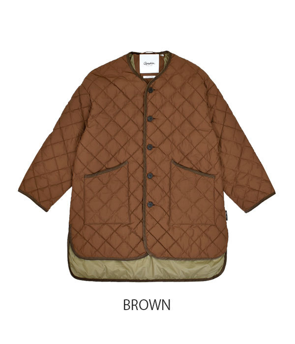 レディース ダウンジャケット ジムフレックス (GYMPHLEX) NYM QUILT DOWN COLLARLESS COATノーカラーキルトジャケット  GY-A0056NYM :gym-gy-a0056nym:トップジミー ヤフー店 - 通販 - Yahoo!ショッピング