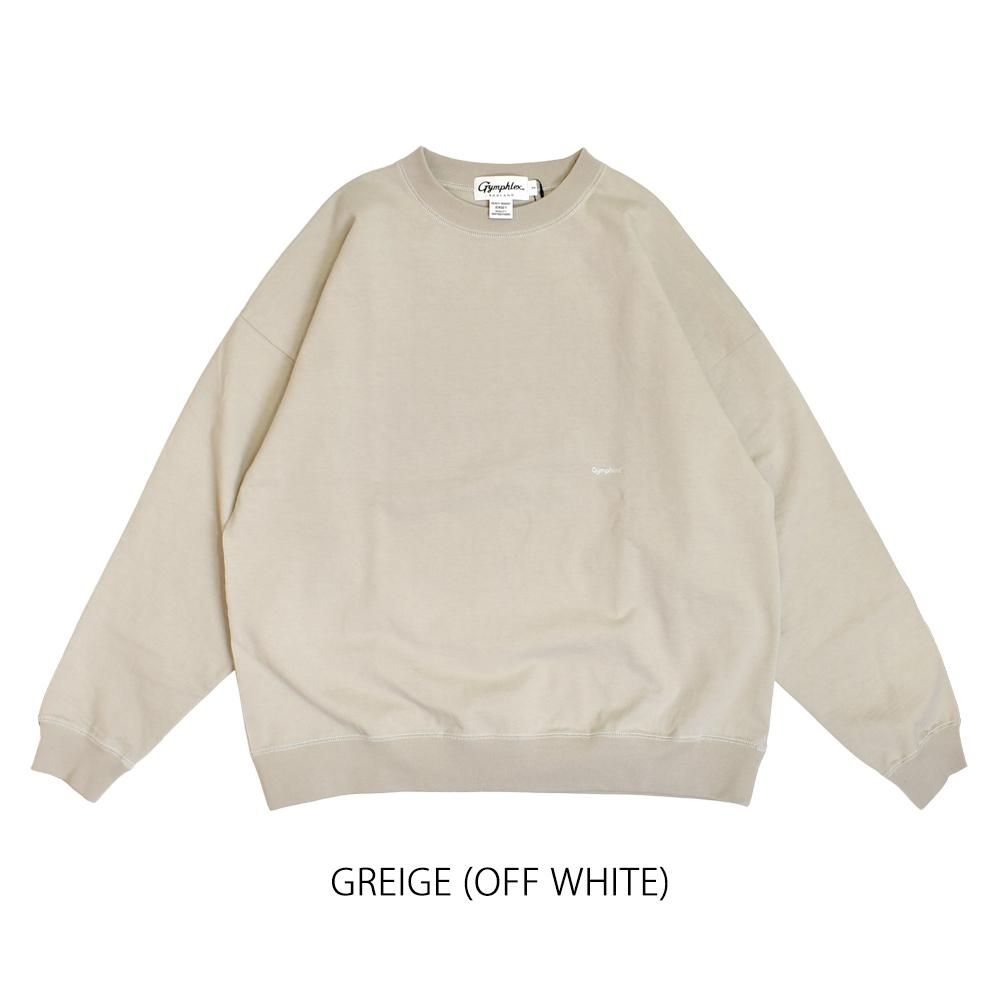 ジムフレックス GYMPHLEX 長袖Tシャツ CREW NECK L/S T-SHIRT クルーネック ヘビーウエイト ロングスリーブTシャツ GY-C0102HWJ GYMPHLEX ジムフレックス 長袖Tシャツ CREW NECK L/S T-SHIRT