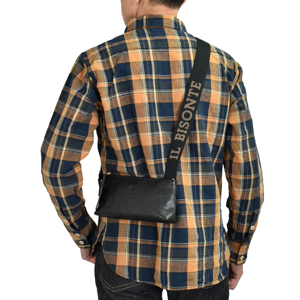 IL BISONTE（イルビゾンテ） ショルダーバッグ ベルトバッグ レザー