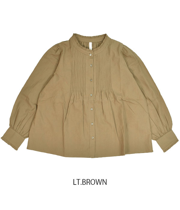 レディース ブラウス ケレン(KELEN) PIN TUCK FRILL BLOUSE 