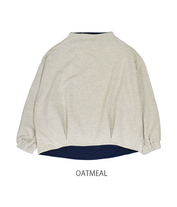 ケレン KELEN スウェット BY COLOR MOCK NECK TOPS "POWL" 長袖カットソー トレーナー LKL22FBL7