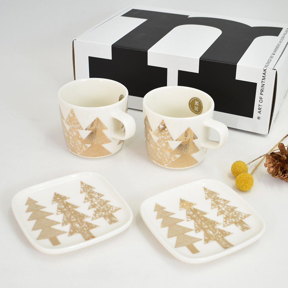 マリメッコ marimekko 食器 Kuusikossa cup and plate set 