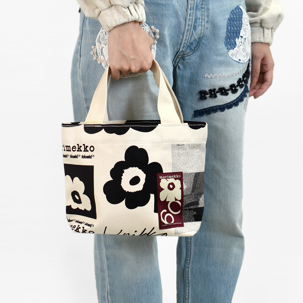 24AW■marimekko■Kioski Nyytti Unikko Tribute トートバッグ org.jpg