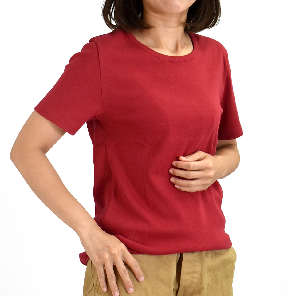 ポンデシャロン PONT DE CHALONS 半袖Tシャツ トロワ半袖PO コットンTシャツ ワンポイント刺繍 日本製 22413222 メール便発送対応可能 Pont de Chalons ポンデシャロン PONT DE CHALONS 半袖Tシャツ