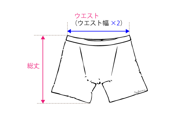 下着の測り方