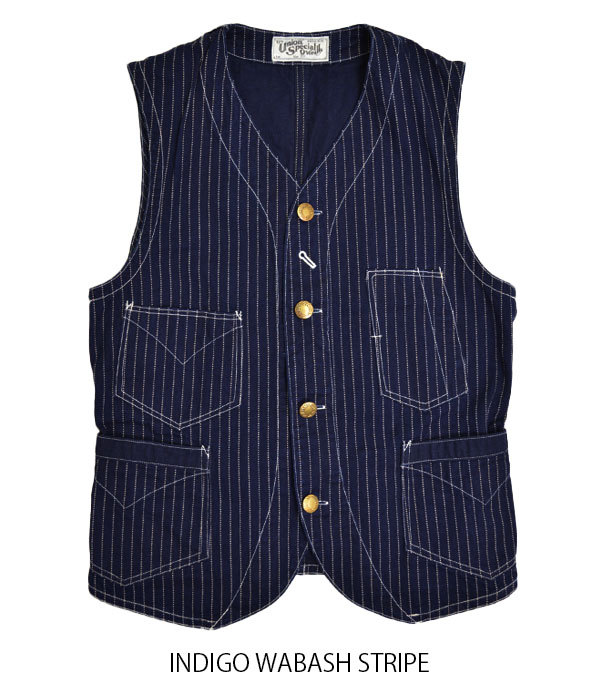 メンズ ベスト フリーホイーラーズ (FREEWHEELERS) CONDUCTOR VEST