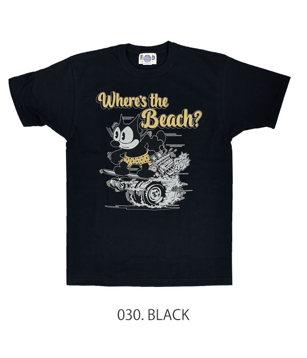トイズマッコイ TOYS McCOY tシャツ 半袖Tシャツ FELIX THE CAT TEE -Where's the Beach?-  プリントTシャツ TMC2344