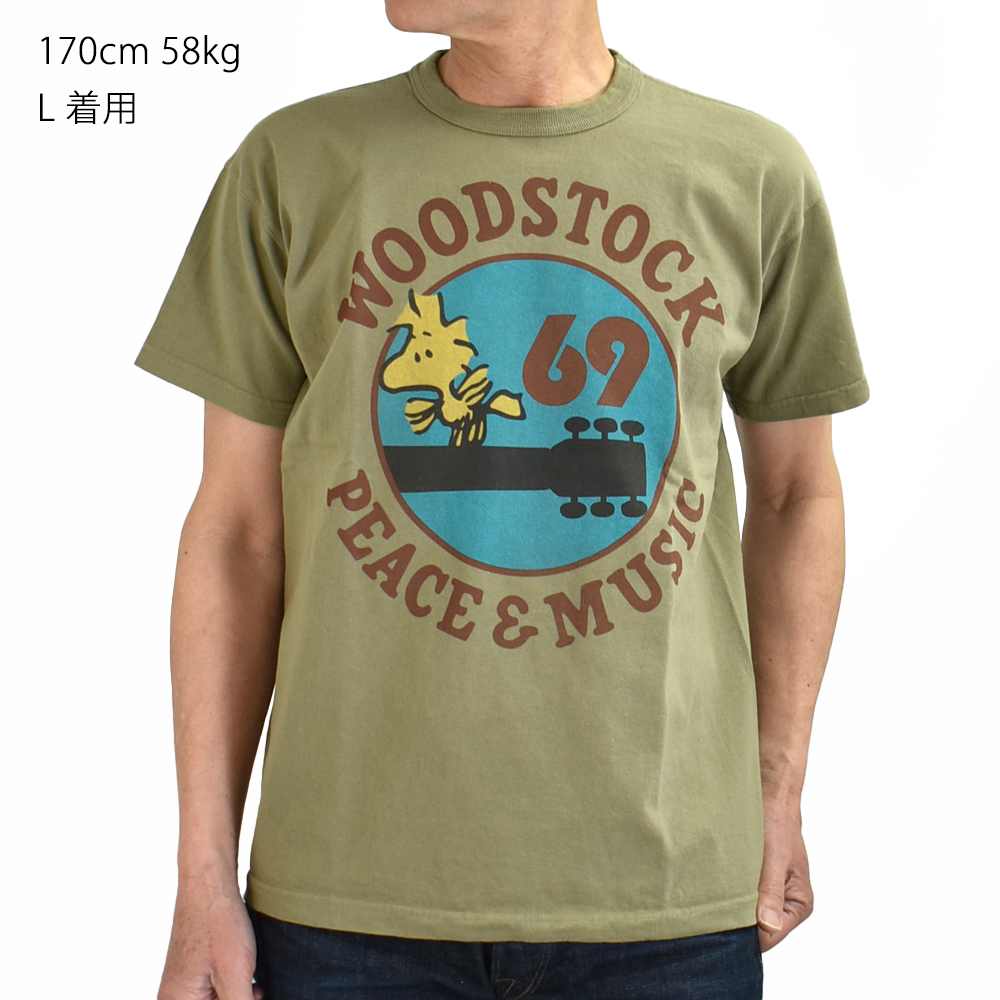 TOYS McCOY トイズマッコイ tシャツ SNOOPY TEE WOODSTOCK 69