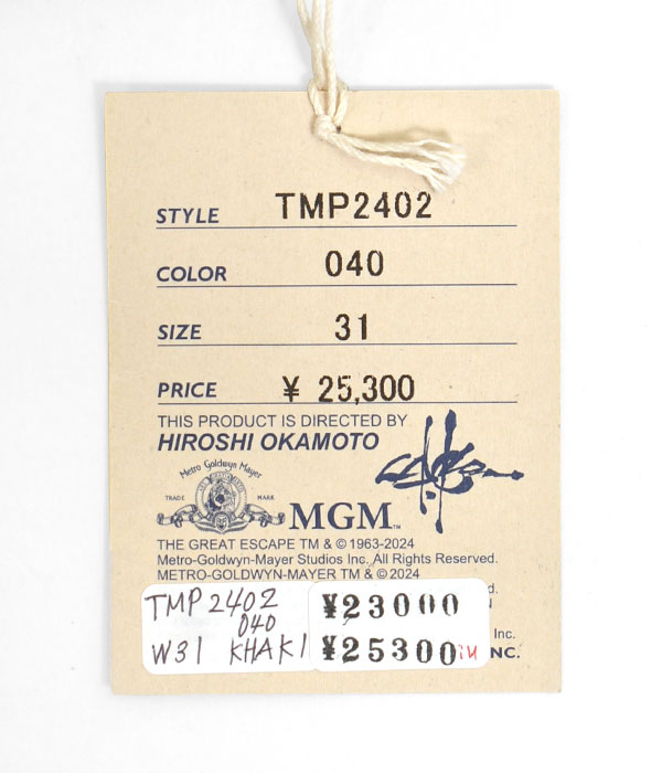 TOYS McCOY トイズマッコイ チノパン V. HILTS(STEVE McQUEEN