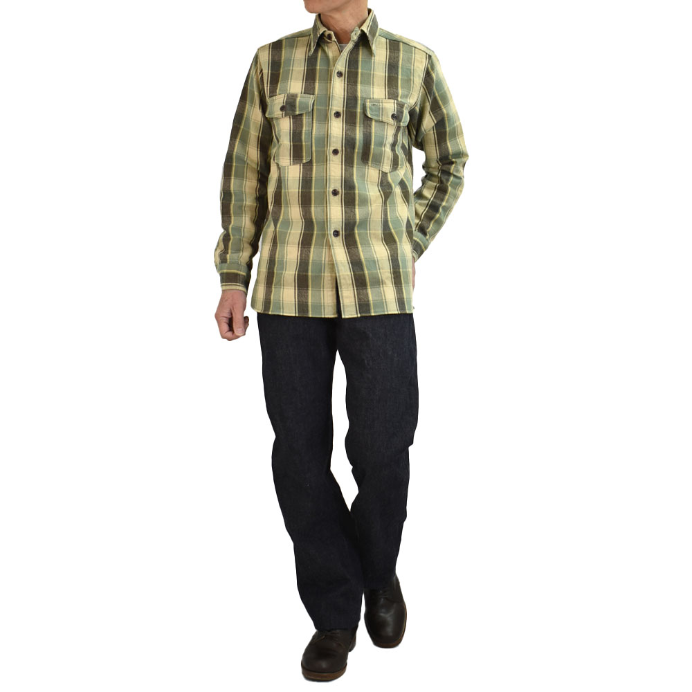 WAREHOUSE（ウエアハウス） シャツ Lot 3022 FLANNEL SHIRTS WITH