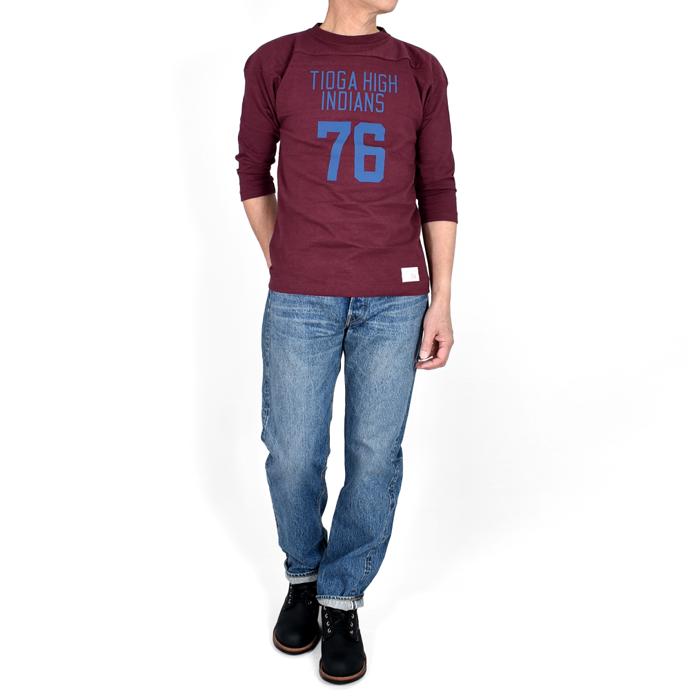 ウエアハウス WAREHOUSE tシャツ 7分袖Tシャツ Lot 4063 フットボールT TIOGA HIGH プリントTシャツ ロンT 4063  : wah-4063-th : トップジミー ヤフー店 - 通販 - Yahoo!ショッピング