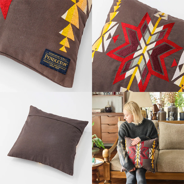 ペンドルトン PENDLETON エンブロイダリークッションカバー ゲートキーパー 19802623963000