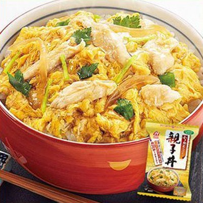 親子丼、調理イメージ