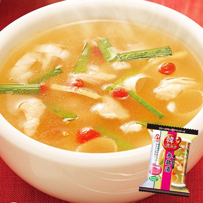 参鶏湯(サムゲタン)、調理イメージ