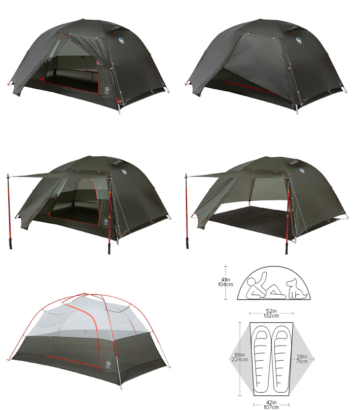 ビッグアグネス Big Agnes コッパースプールUL2 タンジェロ BA-TCSUL-225T