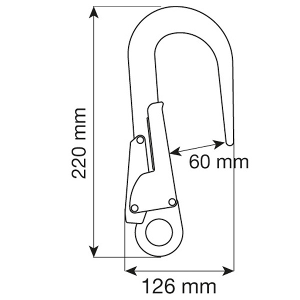 カンプ CAMP フック HOOK 60mm 480g 5098400