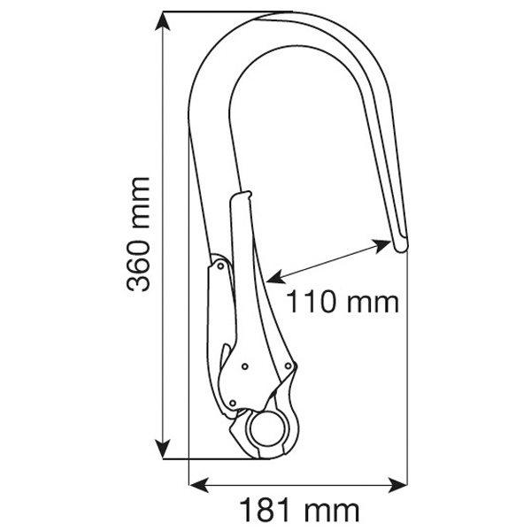 カンプ CAMP フック HOOK 110mm 920g 5098401