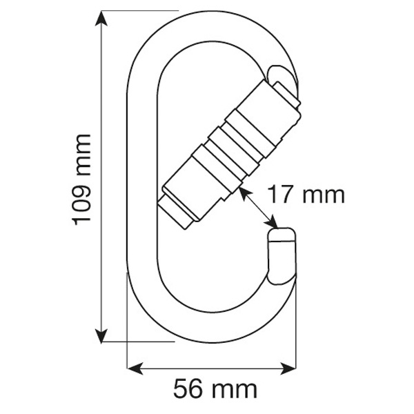 カンプ CAMP オーバル プロ 2ロック 200g 5187800