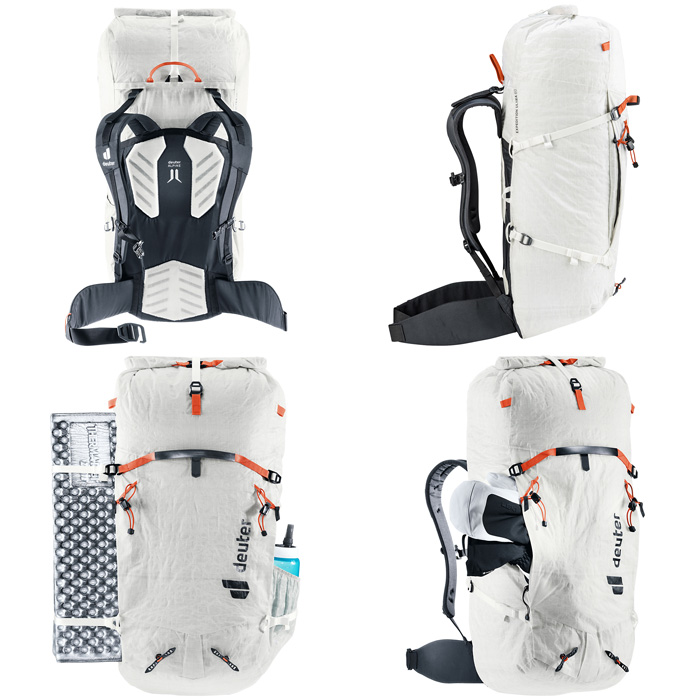 ドイター deuter エクスペディションウルトラ 60 ホワイト×ブラック D3306125-1700