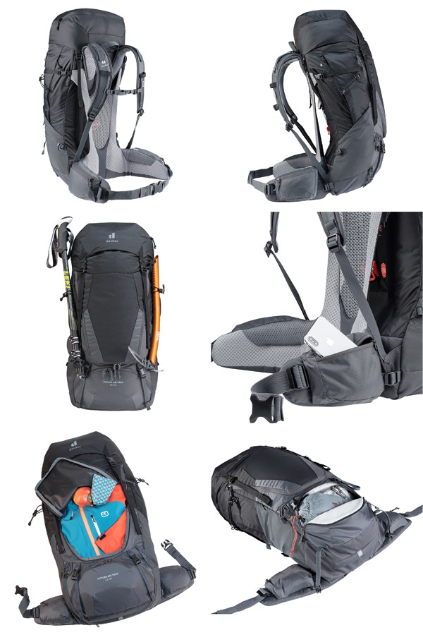 TOPPIN: ドイター deuter フューチュラ Air Trek 50+10 ブラック