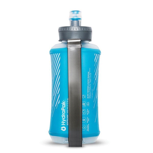 ハイドラパック Hydrapak ソフトフラスク 500ml マリブブルー B511HP