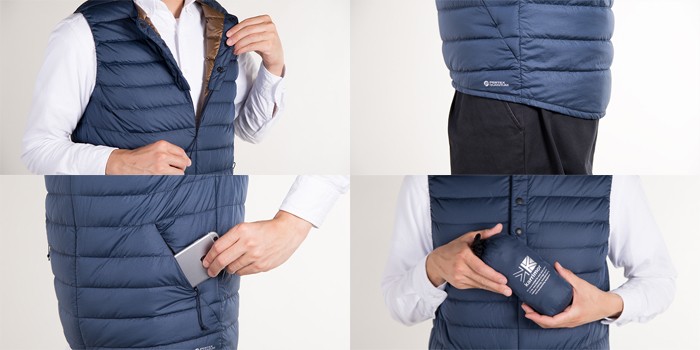 TOPPIN: カリマー ボイジャー ダウン ベスト voyager down vest