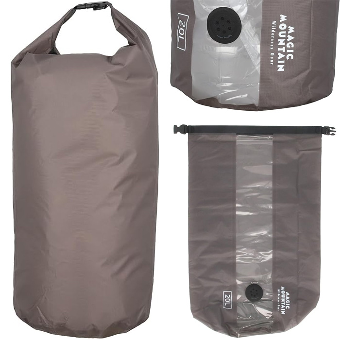 マジックマウンテン MAGIC MOUNTAIN コンプレスドライバッグ 20L グレー MMCPDB20L