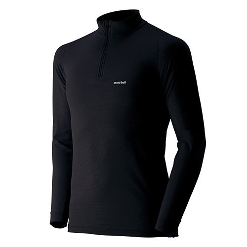 モンベル mont-bell ジオラインL.W. ハイネックシャツ Men's ブラック 1107488