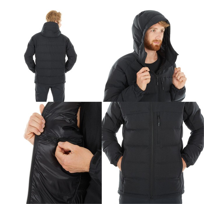 TOPPIN: マムート SERAC IN Hooded Jacket Men ブラック ユーロMサイズ（日本L）1013-00680-0001