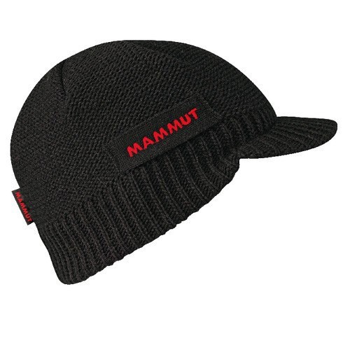 マムート ニット帽子 MAMMUT バイザービーニー ブラック 1090-05680-0001