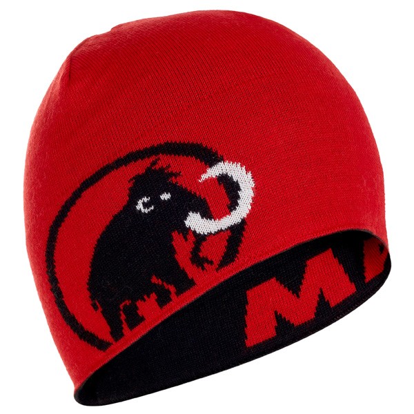 マムート MAMMUT マムート ロゴ ビーニー ブラック/マグマ 1090-04890-00093