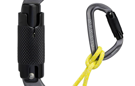 マムート Mammut センダー ツイストロック カラビナ Sender Twistlock Carabiner グレー 56g 2040-02540-1602