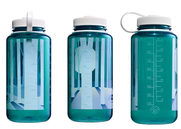 ナルゲン NALGENE 広口1.0L Tritan Renew ランドスケープ フォレスト 91629