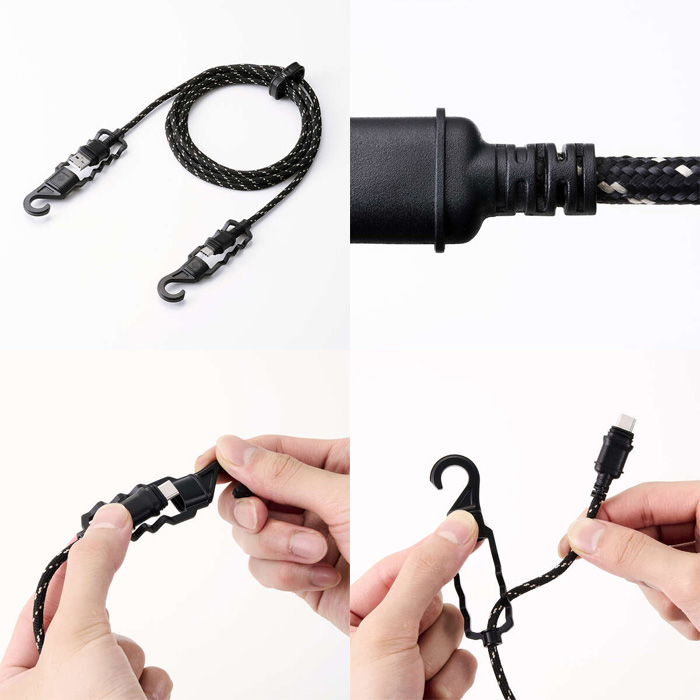 ネストアウト NESTOUT ケーブル USB-A - USB Type-C /15W対応 2.0m ブラック MPA-ACNE20BK