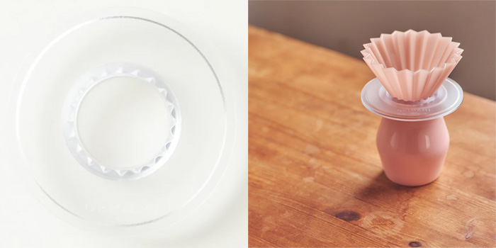 オリガミ ORIGAMI AS樹脂製ドリッパーホルダー クリア 78002018