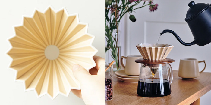 オリガミ ORIGAMI ドリッパーS マットベージュ 78004265