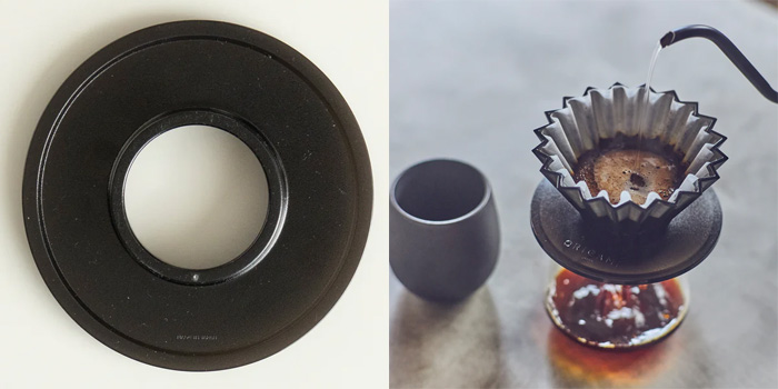 オリガミ ORIGAMI AS樹脂製ドリッパーホルダー ブラック 78022801