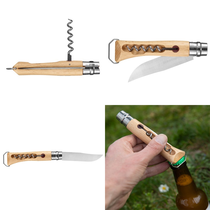 オピネル OPINEL コークスクリュー&ボトルオープナー No.10 41639