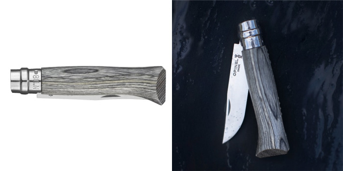 オピネル OPINEL ラミネーテッドバーチ No.8 グレー 41815