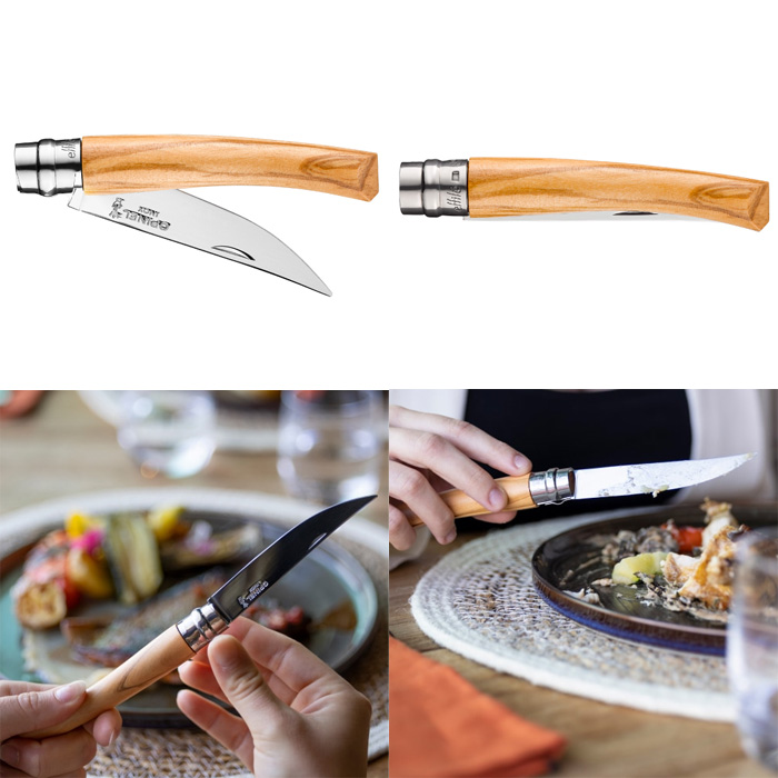 オピネル OPINEL スリムナイフ オリーブ No.08 41820