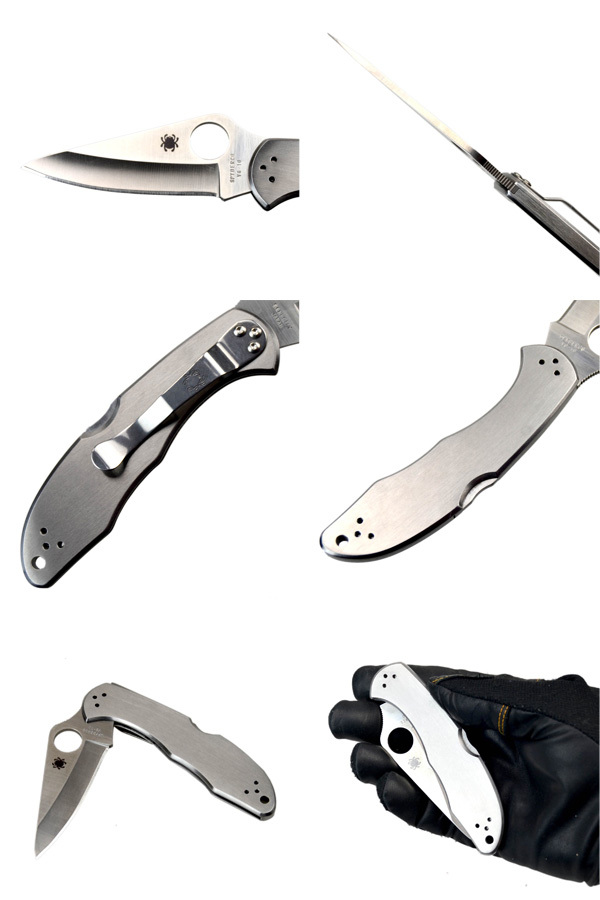 スパイダルコ Spyderco デリカ4SS ステンレスハンドル VG-10 ストレートエッジ 03-02-spyd-0001