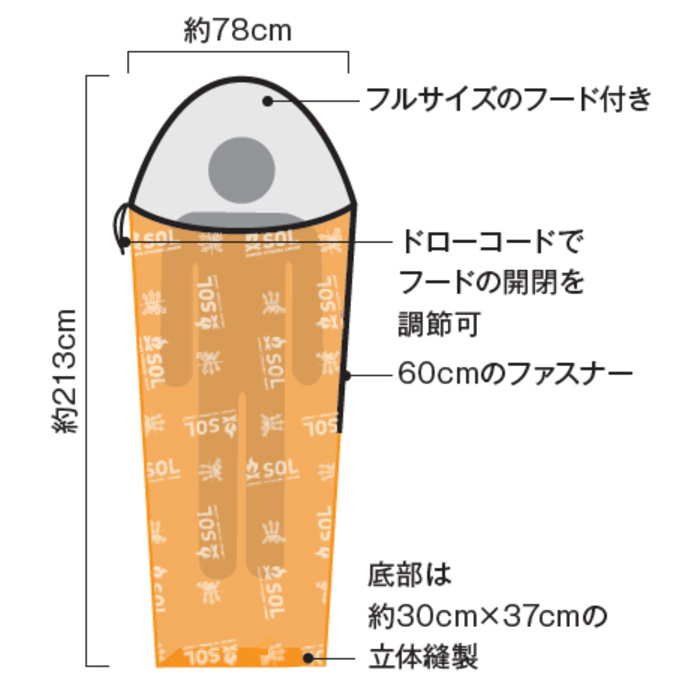 エスオーエル SOL ニューエスケープヴィヴィ オレンジ 14089