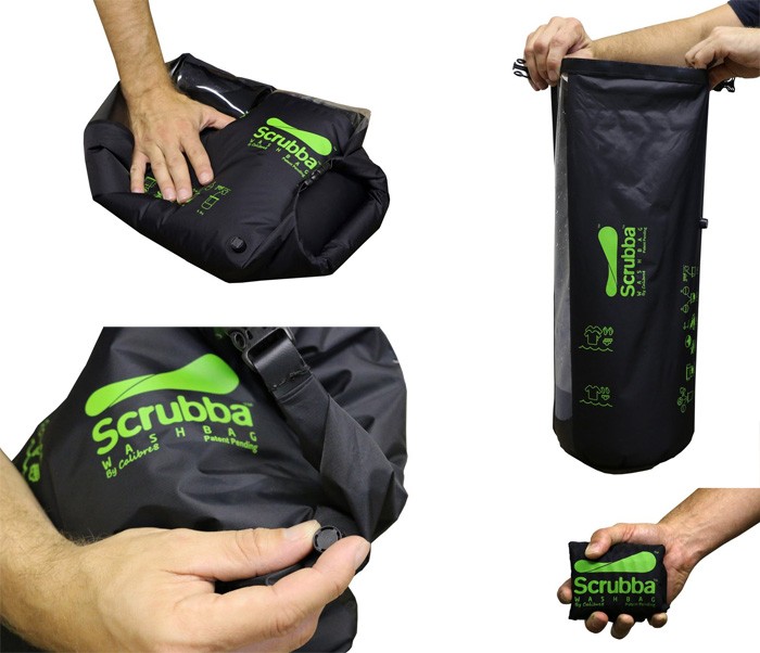 スクラバウォッシュバッグ Scrubba Wash Bag ブラック SU002