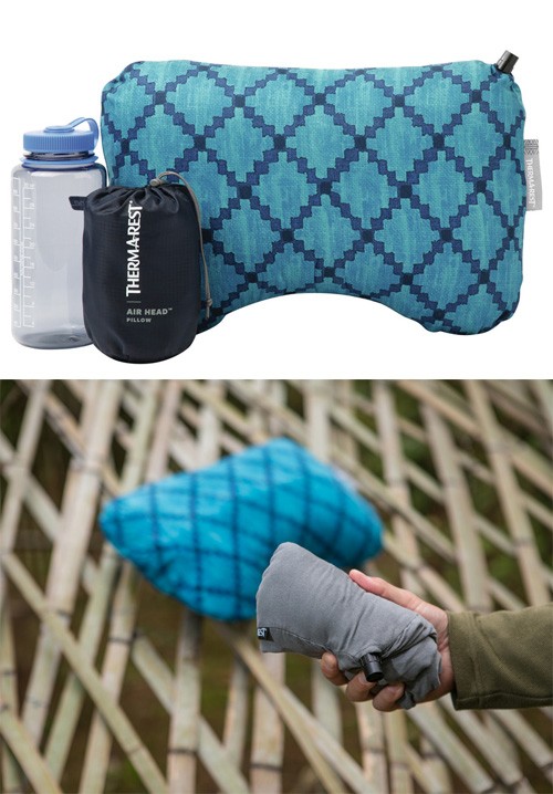 サーマレスト THERMAREST エアヘッドピロー ブルーヘザー 30033