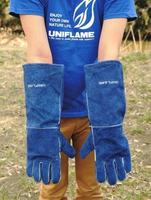 ユニフレーム UNIFLAME キャンプグローブ ロング 665428