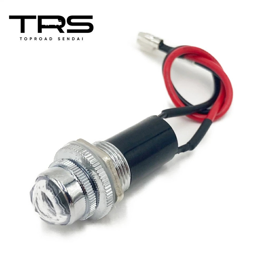 TRS LEDパイロットランプ 24V 16mmφ 埋め込み ギボシ付 クリア TRS LEDパイロットランプ 24V 16mmφ 埋め込み ギボシ付 クリア